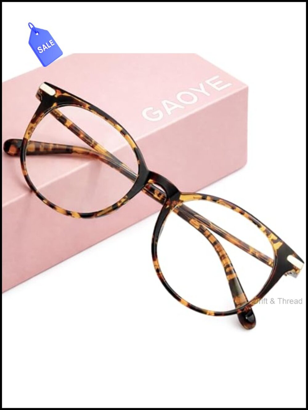 Retro Round Blue Light Blocking Glasses UV400 Anti Glare